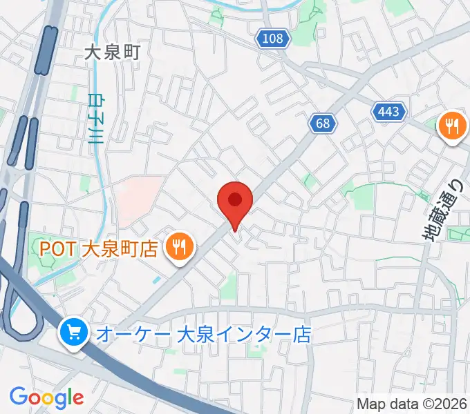 ピアノ調律センター・エムパレスの地図