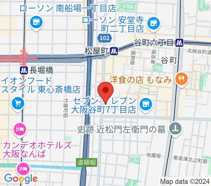 ピアノプラッツの地図