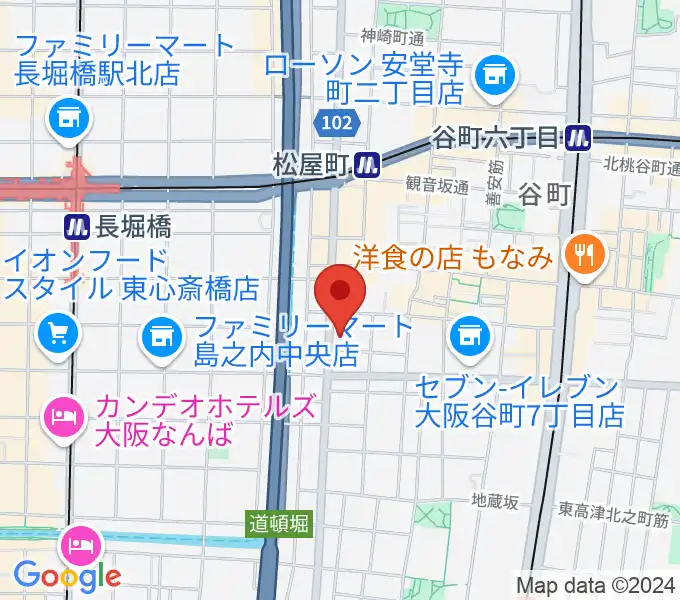 ピアノプラッツの地図