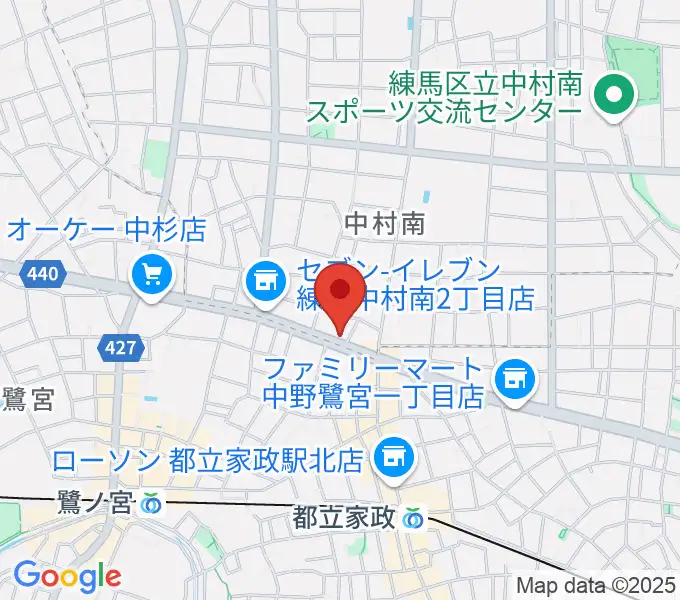プロフェッショナル・パーカッションの地図