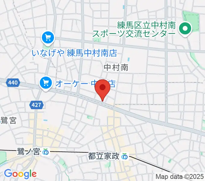 プロフェッショナル・パーカッションの地図