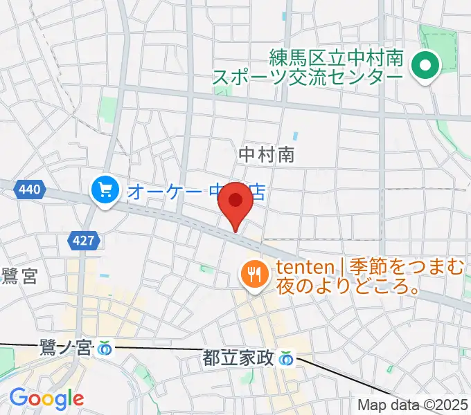 プロフェッショナル・パーカッションの地図