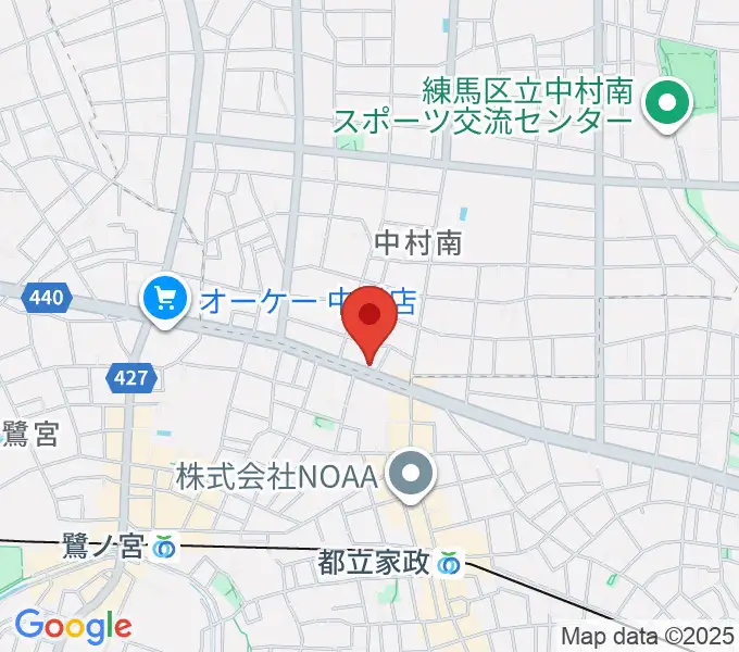 プロフェッショナル・パーカッションの地図