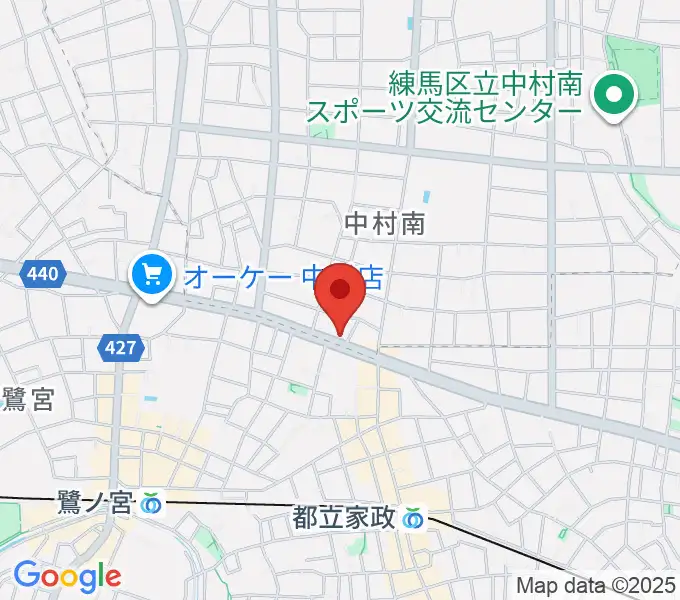 プロフェッショナル・パーカッションの地図