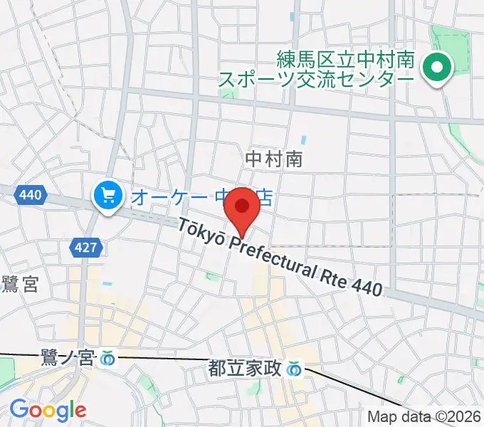 プロフェッショナル・パーカッションの地図