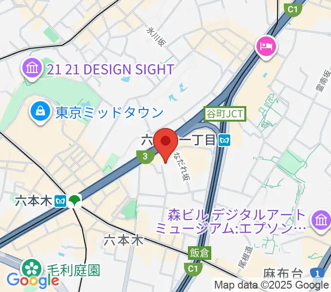 バイオリンリサーチの地図