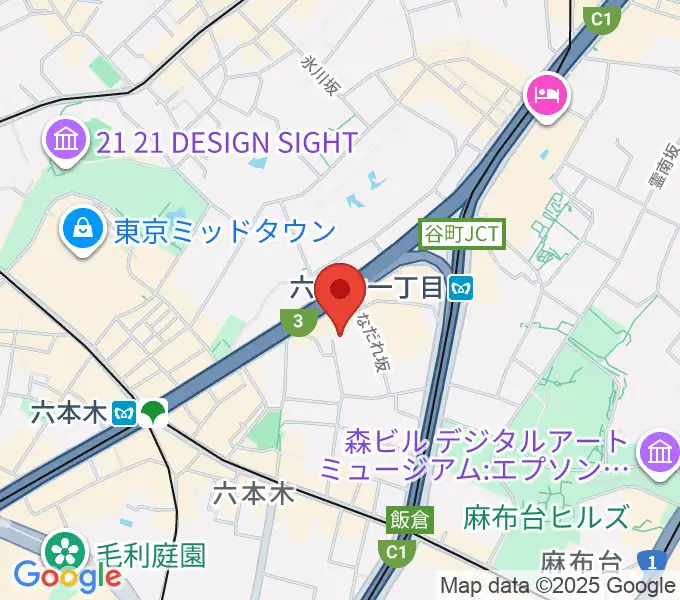 バイオリンリサーチの地図