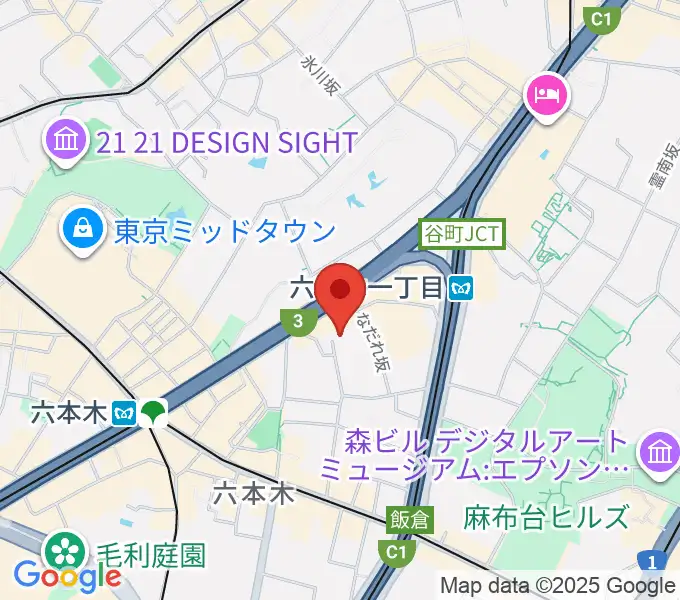 バイオリンリサーチの地図