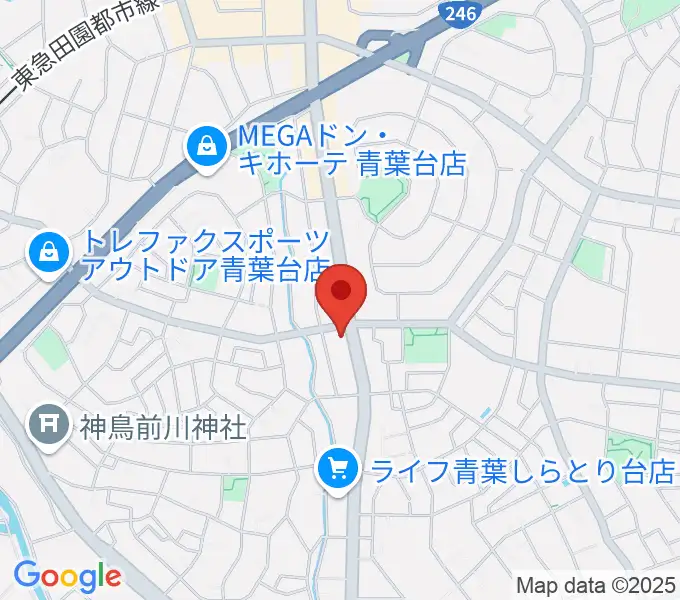 和楽器 聖邦堂の地図