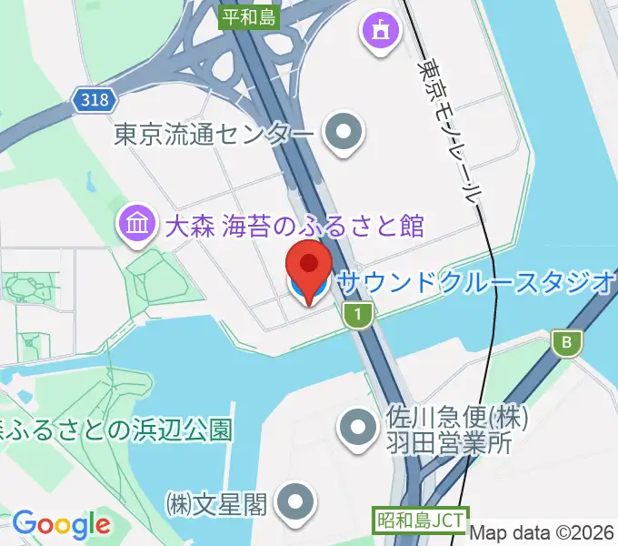 株式会社サウンドクルーの地図