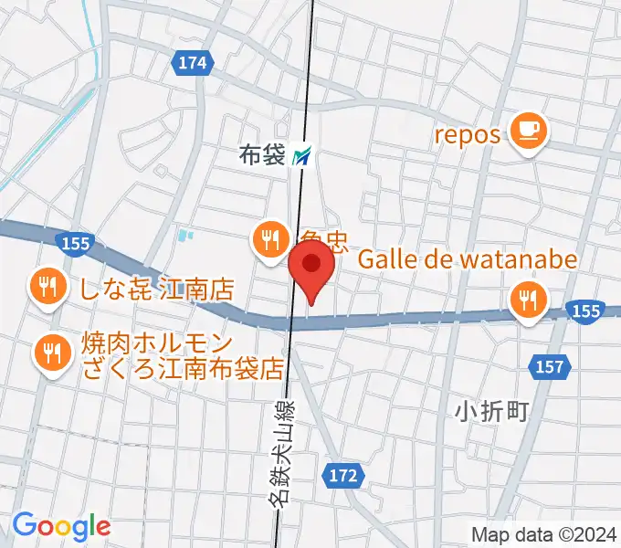 スタジオエムの地図