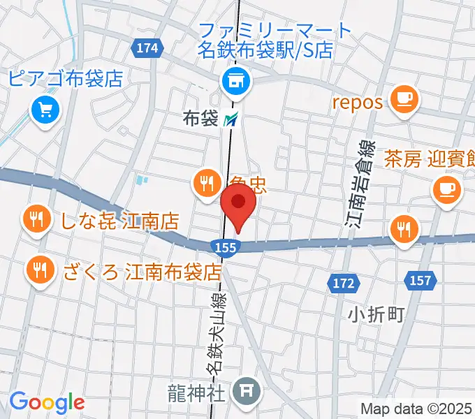 スタジオエムの地図