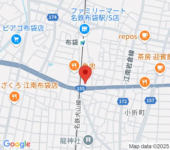 スタジオエムの地図