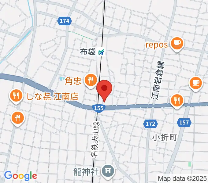 スタジオエムの地図