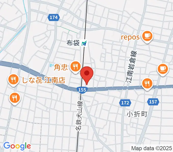 スタジオエムの地図