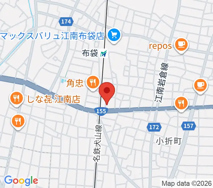 スタジオエムの地図