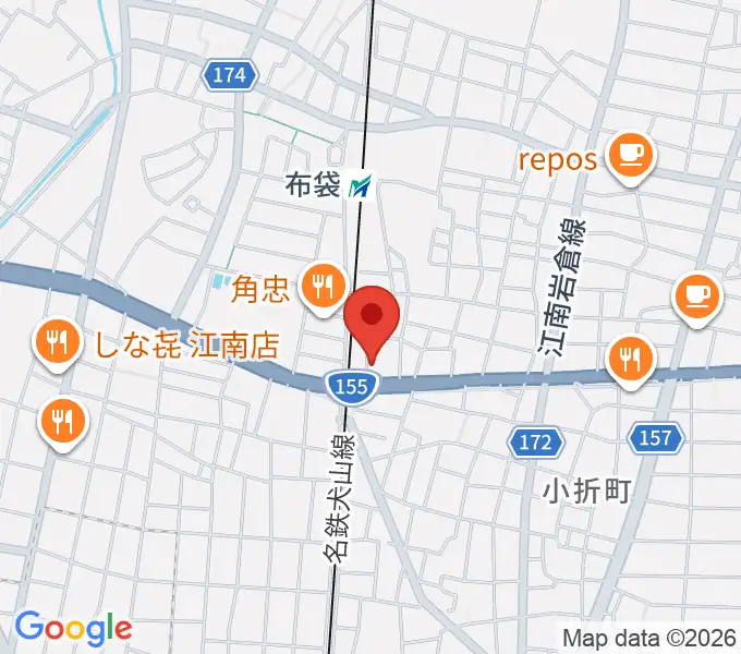 スタジオエムの地図