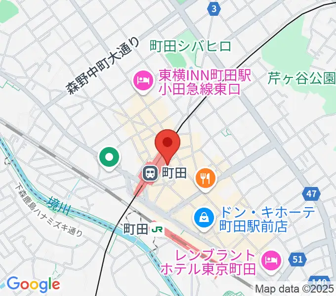鈴木楽器本店の地図