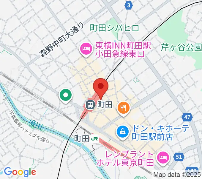 鈴木楽器本店の地図