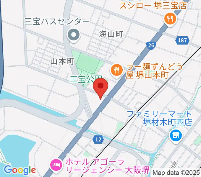タケモトピアノの地図