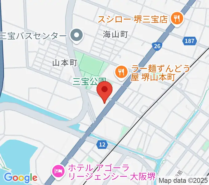 タケモトピアノの地図