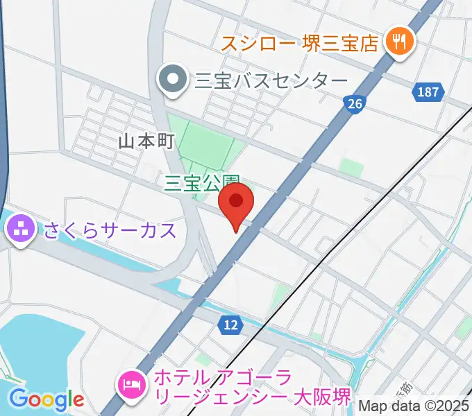 タケモトピアノの地図