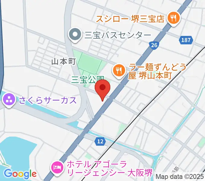 タケモトピアノの地図