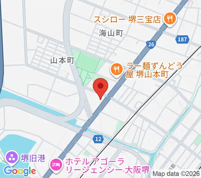 タケモトピアノの地図