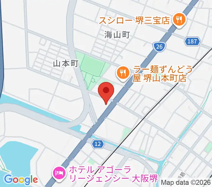 タケモトピアノの地図