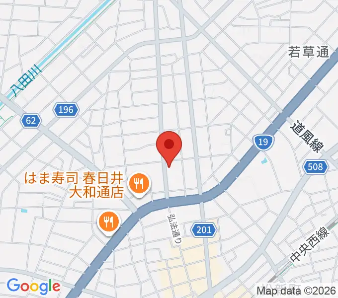 ドゥーミュージックの地図