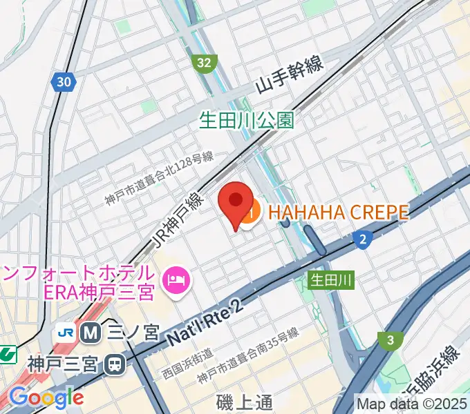 ジャンベ・民族楽器メットリーの地図