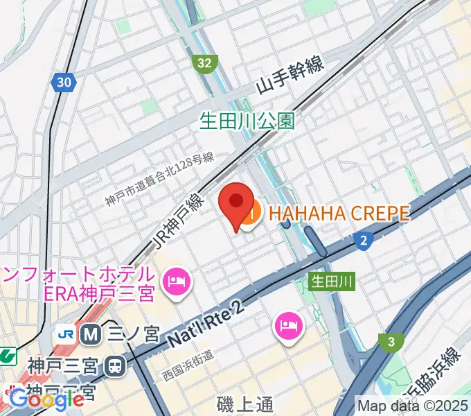 ジャンベ・民族楽器メットリーの地図