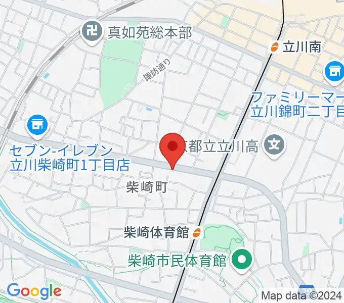 Tokyo Stringsの地図