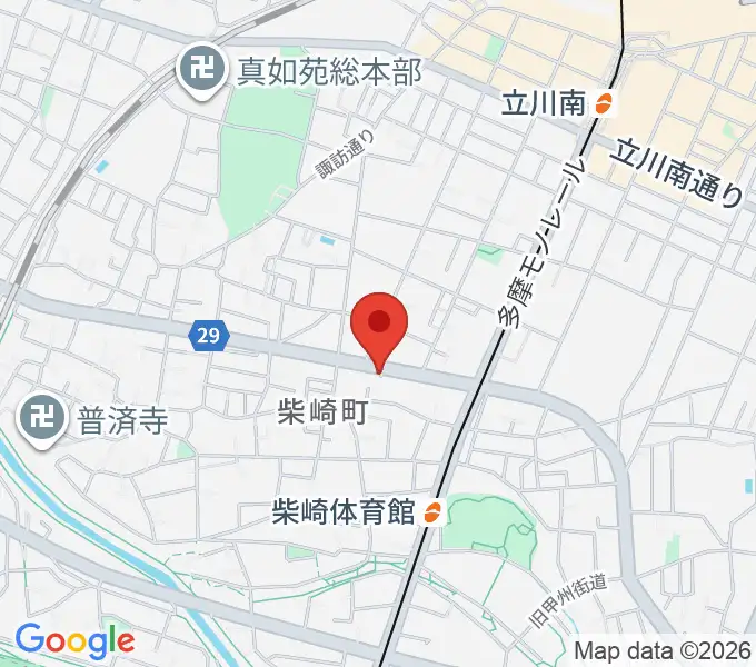 Tokyo Stringsの地図