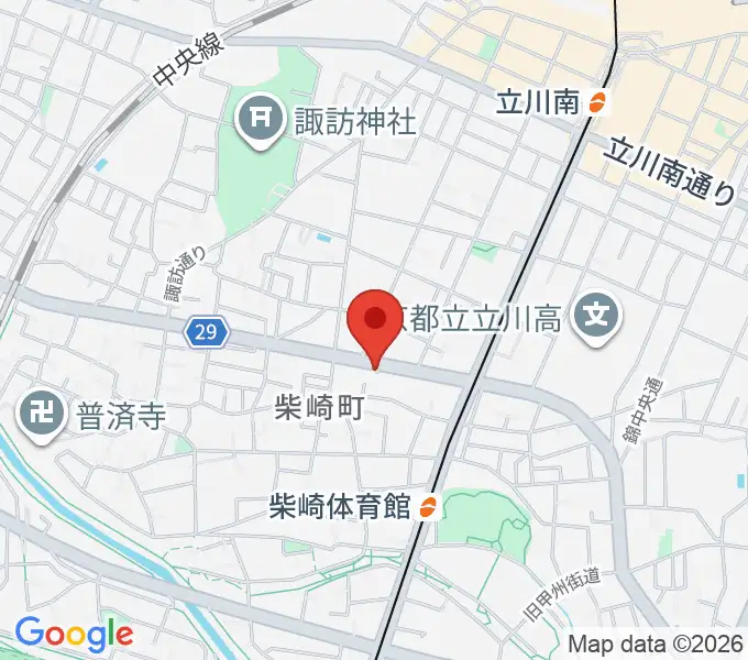 Tokyo Stringsの地図