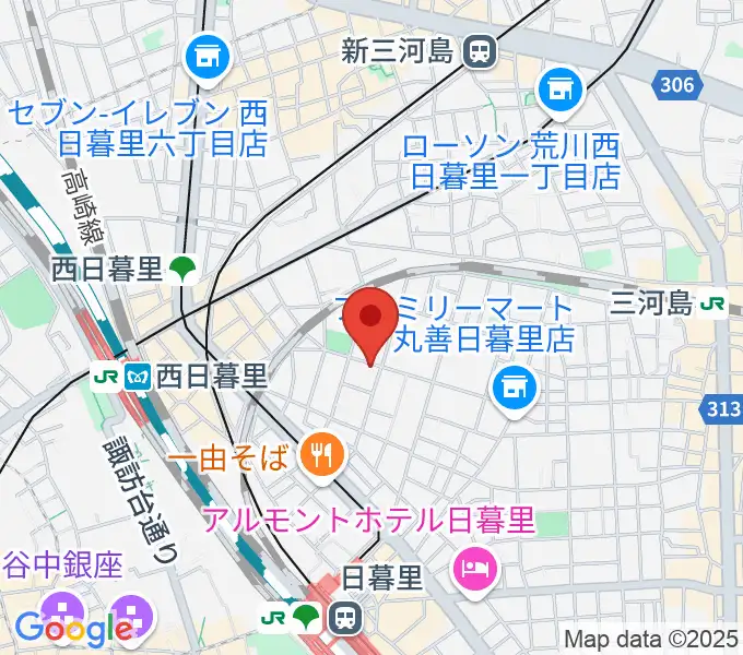 トンボ楽器製作所の地図
