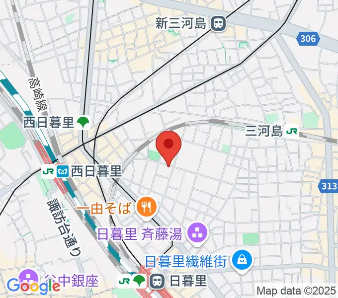 トンボ楽器製作所の地図