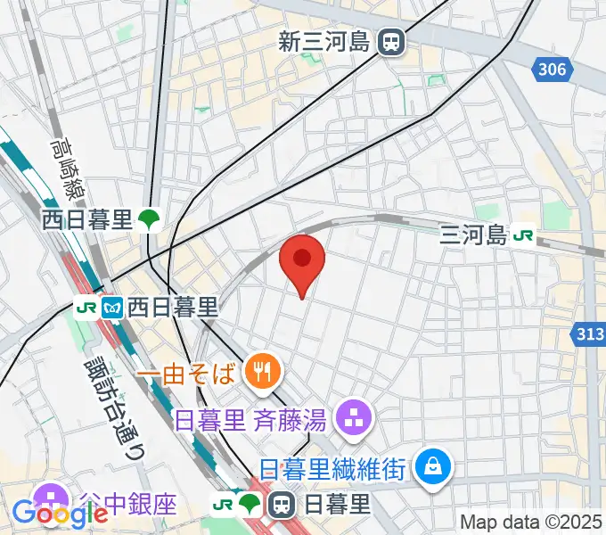 トンボ楽器製作所の地図