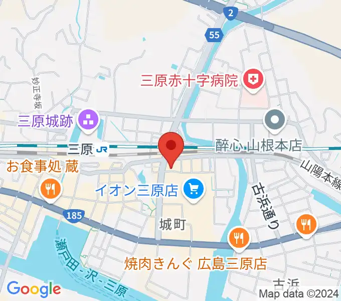 アンリミテッド三原店の地図