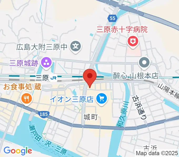 アンリミテッド三原店の地図