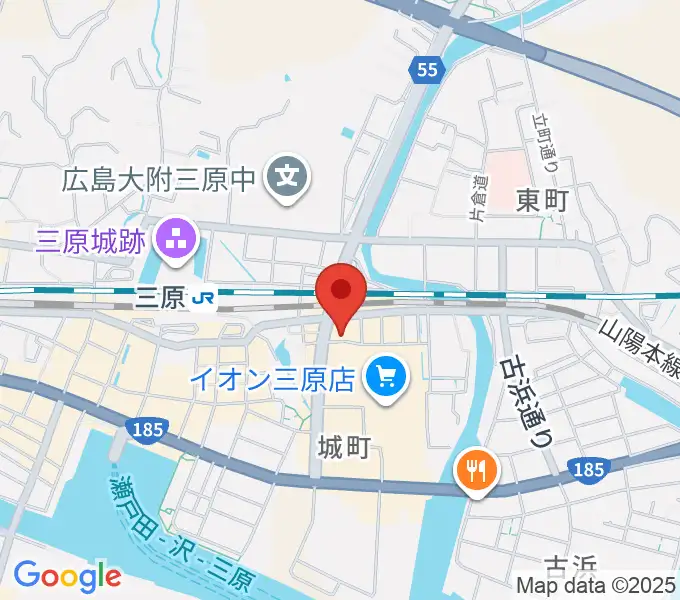 アンリミテッド三原店の地図