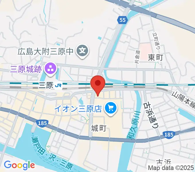 アンリミテッド三原店の地図