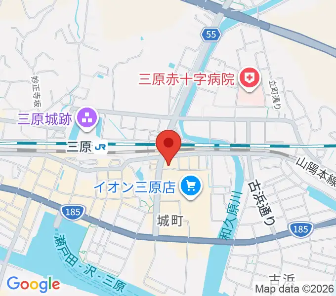 アンリミテッド三原店の地図