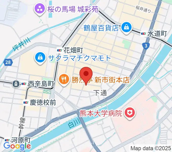森楽器 和楽器市場の地図