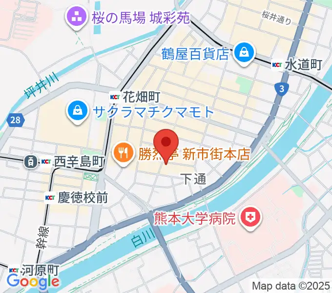 森楽器 和楽器市場の地図