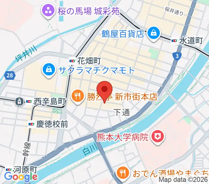 森楽器 和楽器市場の地図