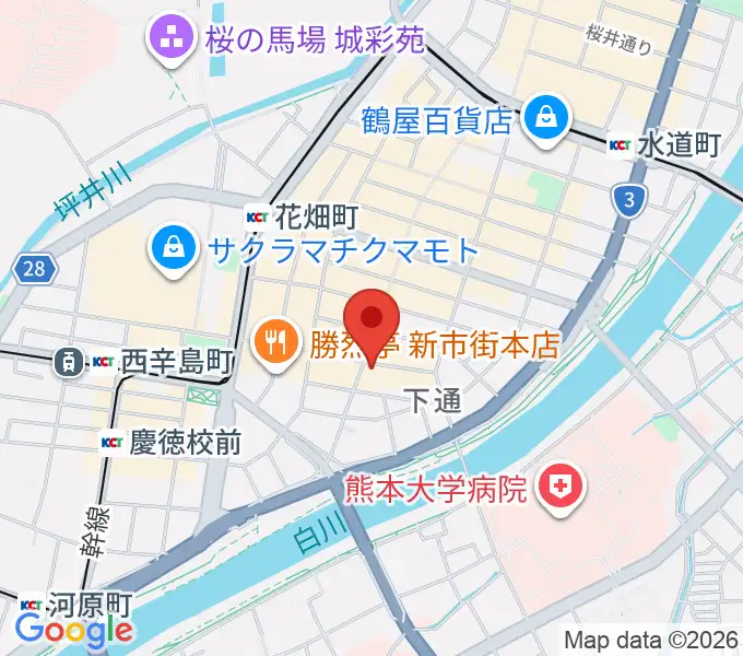 森楽器 和楽器市場の地図