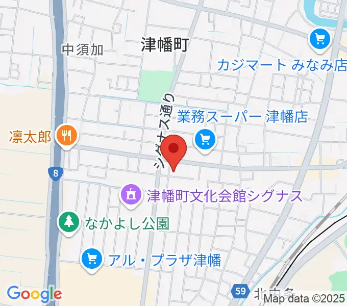 管楽器専門店ウィンズスタイルの地図