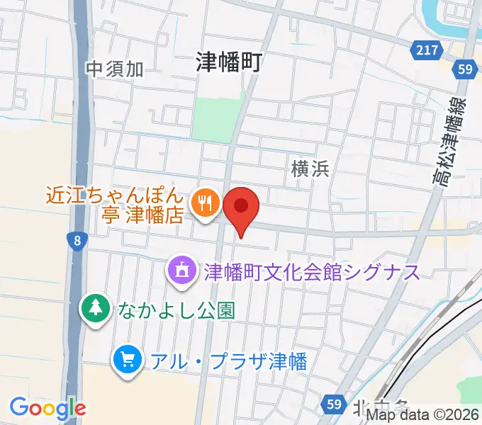 管楽器専門店ウィンズスタイルの地図
