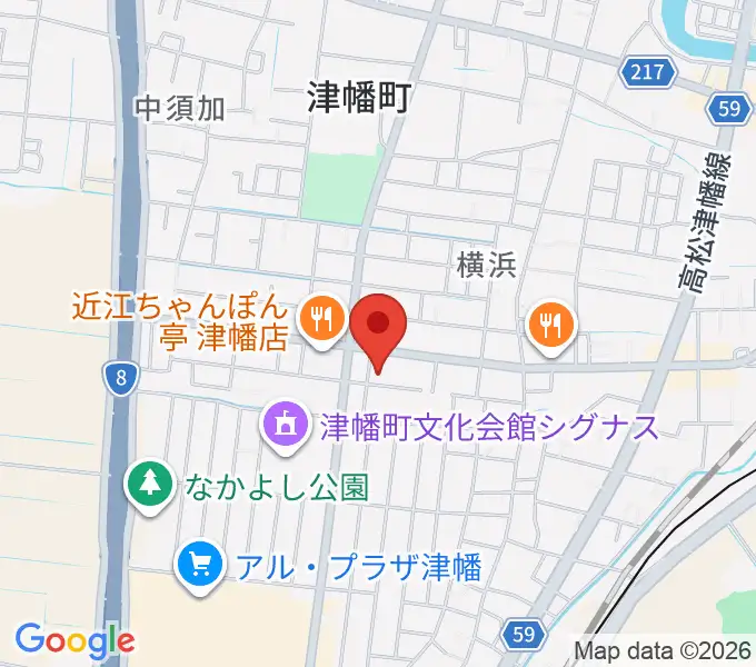 管楽器専門店ウィンズスタイルの地図